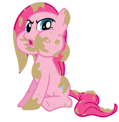 Size: 900x924 | Tagged: safe, artist:shelmo69, character:pinkie pie, chocolate milk, simple background, transparent background, vector