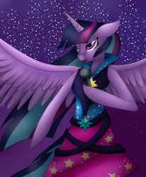 Size: 3300x4000 | Tagged: safe, artist:midfire, character:twilight sparkle, character:twilight sparkle (alicorn), species:alicorn, species:anthro, equestria girls:rainbow rocks, g4, my little pony: equestria girls, my little pony:equestria girls, female, rainbow rocks outfit, solo
