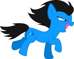 Size: 919x738 | Tagged: safe, artist:deon miller, oc, oc only, oc:blue blazer, species:earth pony, species:pony, ponyscape, inkscape, simple background, solo, transparent background, vector