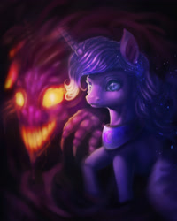 Size: 3000x3750 | Tagged: safe, artist:lmgchikess, character:princess luna, nightmare forces