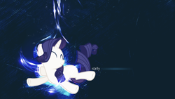 Size: 1920x1080 | Tagged: dead source, safe, artist:taigalife, artist:yetioner, edit, character:rarity, species:pony, eyes closed, joy, jumping, silly, silly pony, text, vector, wallpaper, wallpaper edit
