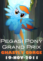Size: 2480x3508 | Tagged: safe, artist:skeptic-mousey, character:rainbow dash, parody, poster, race, typography