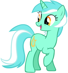 Size: 3000x3209 | Tagged: safe, artist:shelmo69, character:lyra heartstrings, species:pony, species:unicorn, female, mare, simple background, smiling, solo, transparent background, vector