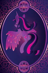 Size: 531x810 | Tagged: safe, artist:renaifoxi, character:twilight sparkle, character:twilight sparkle (alicorn), species:alicorn, species:pony, colored, female, mare, solo, spread wings, vector, wings