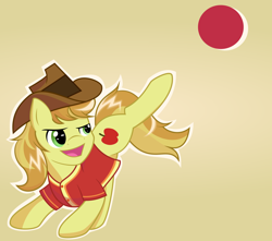 Size: 1280x1129 | Tagged: safe, artist:toughbluff, character:braeburn, episode:buckball season, g4, my little pony: friendship is magic, ball, bottomless, buckball, clothing, gradient background, male, partial nudity, solo, vector