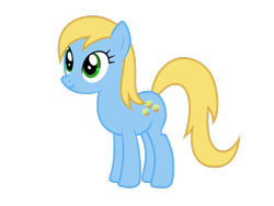 Size: 1600x1200 | Tagged: safe, artist:atmospark, species:earth pony, species:pony, buttercream, simple background, smiling, solo, transparent background, vector