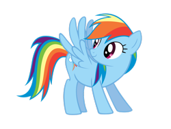 Size: 1032x774 | Tagged: safe, artist:atmospark, character:rainbow dash, species:pegasus, species:pony, .psd available, .svg available, female, simple background, smiling, solo, transparent background, vector