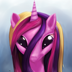 Size: 1200x1200 | Tagged: safe, artist:drakmire, character:princess cadance, species:pony, eyes, female, solo