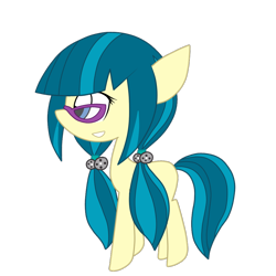 Size: 1000x1000 | Tagged: safe, artist:luckyclau, character:juniper montage, species:earth pony, species:pony, equestria girls:movie magic, g4, my little pony: equestria girls, my little pony:equestria girls, spoiler:eqg specials, equestria girls ponified, female, glasses, mare, ponified, simple background, solo, transparent background