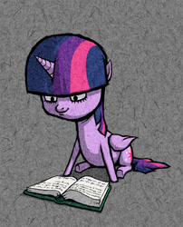 Size: 809x1000 | Tagged: safe, artist:dalapony, character:twilight sparkle, character:twilight sparkle (alicorn), species:alicorn, species:pony, book, female, reading, solo, style emulation, the legend of zelda, the legend of zelda: the wind waker