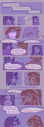 Size: 661x1920 | Tagged: safe, artist:yuck, character:starlight glimmer, character:sunset shimmer, ship:shimmerglimmer, equestria girls:mirror magic, g4, my little pony: equestria girls, my little pony:equestria girls, spoiler:eqg specials, comic, dialogue, engrish, female, lesbian, shipping