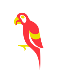 Size: 2400x3200 | Tagged: safe, artist:tinrobo, species:bird, species:parrot, simple background, transparent background, vector