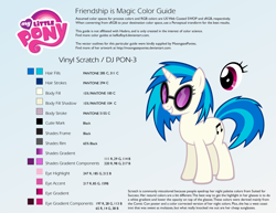 Size: 2114x1634 | Tagged: safe, artist:kefkafloyd, character:dj pon-3, character:vinyl scratch, reference sheet