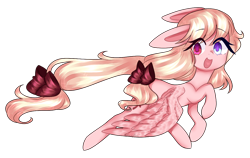 Size: 1208x762 | Tagged: safe, artist:lnspira, oc, oc only, oc:dream whisper, species:pegasus, species:pony, female, heterochromia, mare, open mouth, simple background, solo, spread wings, transparent background, wings
