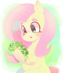 Size: 785x900 | Tagged: safe, artist:koto, character:fluttershy, cute, female, smiling, solo
