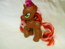 Size: 4320x3240 | Tagged: safe, artist:tiellanicole, character:cherry spices, species:pony, brushable, custom, irl, photo, solo, toy