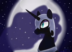Size: 1752x1276 | Tagged: safe, artist:mikoruthehedgehog, character:nightmare moon, character:princess luna, species:alicorn, species:pony, female, mare, moon, solo