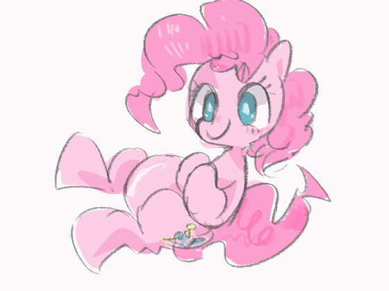 Size: 560x420 | Tagged: safe, artist:osawari-64, artist:osawari64, character:pinkie pie, species:earth pony, species:pony, animated, cute, diapinkes, female, frame by frame, gif, mare, solo