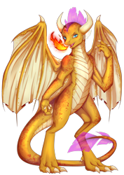 Size: 2480x3508 | Tagged: safe, artist:midfire, character:smolder, species:dragon, dragoness, female, fire, fire breath, simple background, solo, transparent background