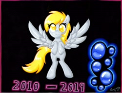 Size: 6603x5033 | Tagged: safe, artist:rammzblood, character:derpy hooves, species:pegasus, species:pony, end of ponies, female, mare, solo