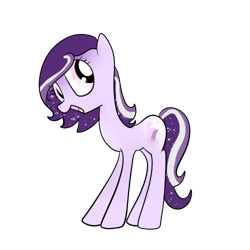 Size: 500x500 | Tagged: safe, artist:wisheslotus, oc, oc only, oc:star struck, species:earth pony, species:pony, earth pony oc, ethereal mane, female, galaxy mane, mare, simple background, solo, transparent background