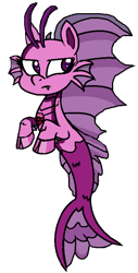 Size: 440x868 | Tagged: safe, artist:venomous-cookietwt, character:aria blaze, species:siren, my little pony:pony life, annoyed, ariabetes, cloven hooves, cute, female, fins, fish tail, gem, scales, simple background, siren gem, solo, transparent background