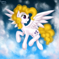 Size: 1000x1000 | Tagged: safe, artist:sa-loony, character:surprise, species:pegasus, species:pony, female, solo