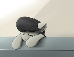 Size: 960x739 | Tagged: safe, artist:d.w.h.cn, character:octavia melody, species:earth pony, species:pony, adorkable, cheek fluff, cute, dork, eyes closed, female, hnnng, mare, sleeping, solo, tavibetes