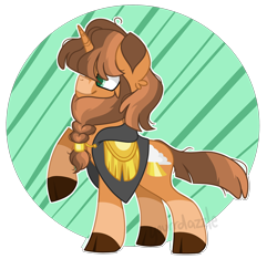 Size: 1024x957 | Tagged: safe, artist:yourrdazzle, oc, parent:prince rutherford, parent:sunburst, hybrid, magical gay spawn, male, offspring, original species, solo, yakony