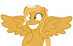Size: 1350x842 | Tagged: safe, artist:ponyrailartist, oc, oc only, oc:mareota, species:pegasus, species:pony, confused, simple background, transparent background