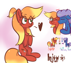Size: 4000x3500 | Tagged: safe, artist:mjsw, oc, oc:jiggy, oc:william fest, species:earth pony, species:pegasus, species:pony, blushing, couple, cute, kiss on the cheek, kissing, mlem, silly, smiling, tongue out