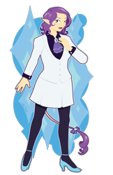 Size: 792x1224 | Tagged: safe, artist:willoillo, character:rarity, species:human, female, humanized, simple background, solo, transparent background