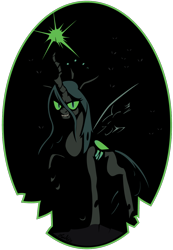 Size: 808x1168 | Tagged: safe, artist:willoillo, character:queen chrysalis, species:changeling, changeling queen, female, simple background, solo, transparent background
