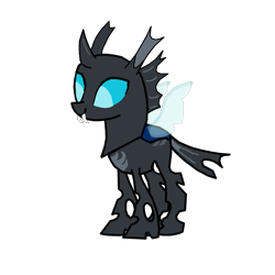 Size: 2000x2000 | Tagged: source needed, safe, artist:acid flask, oc, oc only, oc:changeling dox, species:changeling, changeling oc, digital art, simple background, solo, transparent background