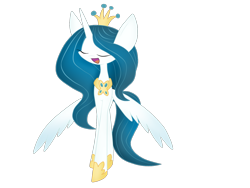 Size: 1600x1200 | Tagged: safe, artist:luckyclau, character:queen chrysalis, species:alicorn, species:pony, eyes closed, female, open mouth, princess chrysalis, simple background, solo, tall alicorn, transparent background