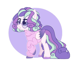 Size: 1024x883 | Tagged: safe, artist:yourrdazzle, oc, parent:princess cadance, parent:shining armor, parents:shiningcadance, species:pegasus, species:pony, clothing, female, glasses, mare, offspring, solo, sweater, two toned wings, wings