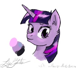 Size: 958x853 | Tagged: safe, artist:willoillo, character:twilight sparkle, species:alicorn, species:pony, colored sketch, female, sketch, solo