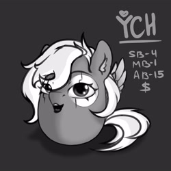 Size: 4000x4000 | Tagged: safe, artist:dark_nidus, oc, species:pegasus, species:pony, advertisement, commission, egg, egghead, your character here