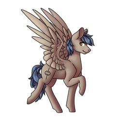 Size: 2000x2000 | Tagged: safe, artist:flaming-trash-can, oc, oc only, oc:phase noise, species:pegasus, species:pony, solo