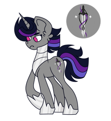 Size: 1024x1120 | Tagged: safe, artist:yourrdazzle, oc, oc:crescent dionne, species:pony, species:unicorn, g4, female, mare, simple background, solo, transparent background