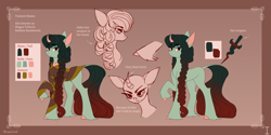 Size: 6000x3000 | Tagged: safe, artist:neonishe, oc, oc only, species:pony, species:unicorn, g4, commission, horn, leather armor, reference, reference sheet, unicorn oc