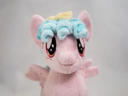 Size: 794x596 | Tagged: safe, artist:valmiiki, character:cozy glow, species:pegasus, species:pony, g4, irl, photo, plushie, solo