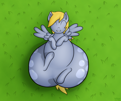 Size: 2300x1900 | Tagged: source needed, useless source url, safe, artist:jesseorange, character:derpy hooves, species:pegasus, species:pony, aderpose, bubble butt, fat, female, impossibly large butt, impossibly large hips, mare, plot, what is going on with these hips