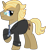 Size: 1280x1380 | Tagged: safe, artist:toughbluff, character:golden gavel, background pony, glasses, male, simple background, solo, transparent background, vector