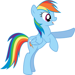 Size: 6500x6542 | Tagged: safe, artist:emedina13, character:rainbow dash, absurd resolution, bipedal, simple background, transparent background, vector