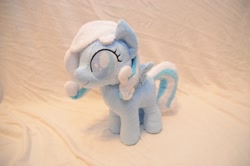 Size: 1280x848 | Tagged: safe, artist:makeshiftwings30, oc, oc only, oc:snowdrop, species:pegasus, species:pony, irl, photo, plushie