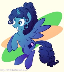 Size: 504x563 | Tagged: safe, artist:lissystrata, species:alicorn, species:pony, g4, abstract background, derp, doctor who, female, idris, mare, photoshop, ponified, solo, tardis