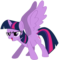 Size: 3850x3912 | Tagged: safe, artist:flutterflyraptor, character:twilight sparkle, character:twilight sparkle (alicorn), species:alicorn, species:pony, female, high res, mare, simple background, solo, transparent background, vector