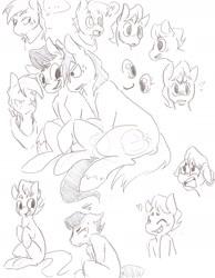 Size: 1280x1651 | Tagged: safe, artist:cleppyclep, character:big mcintosh, character:caramel, species:earth pony, species:pony, ship:caramac, gay, heart, male, shipping, sketch, sketch dump, stallion, traditional art