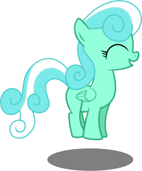 Size: 5294x6355 | Tagged: safe, artist:baka-neku, oc, oc only, oc:sweet song, parent:bon bon, parent:lyra heartstrings, parents:lyrabon, species:pegasus, species:pony, absurd resolution, female, filly, happy, jumping, magical lesbian spawn, offspring, simple background, solo, transparent background, vector